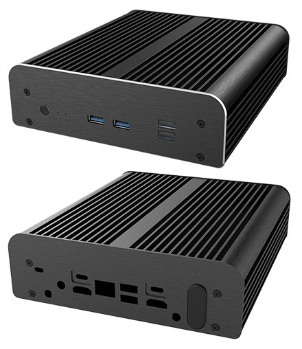 Akasa Newton RC Enclosure (for ASUS NUC 14 Pro Revel Canyon, A-NUC105-M1B) <b>[FANLESS]</b>