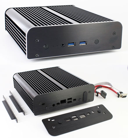 Akasa Newton S Gehuse (fr Intel NUC NUC5i5MYBE/NUC5i5MYHE, NUC5i3MYBE/NUC5i3MYHE) <b>[LFTERLOS]</b>