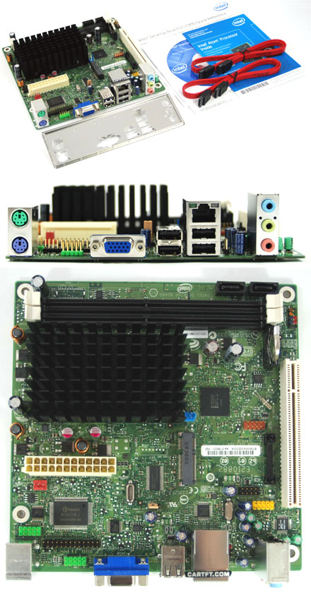 Intel D510MO (mit integrierter Atom 2x 1.66Ghz CPU) [<b>LFTERLOS</b>] (Restposten)