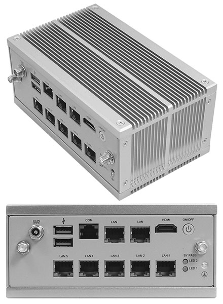 Jetway BFBZ38-6412-N7B2 (Intel Celeron J6412, 7x 2.5GbE LAN) <b>[FANLESS]</b>