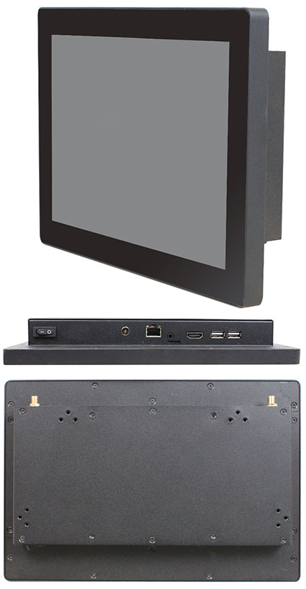 Jetway HPC-WV101 (10.1" Panel PC, ARM Cortex RK3288, 2GB RAM, 8GB Flash ROM, <b>9-36V Wide Voltage DC-in</b>)