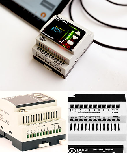 NORVI-IIOT-<b>AE04-I</b> (ESP32-WROOM32 / 6x Digital Input, 6x Analog Input 4-20mA, 2 x Transistor Out-)